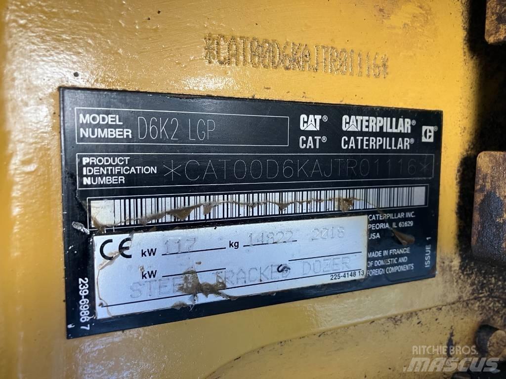 CAT D6K2 LGP Bouteurs sur chenilles