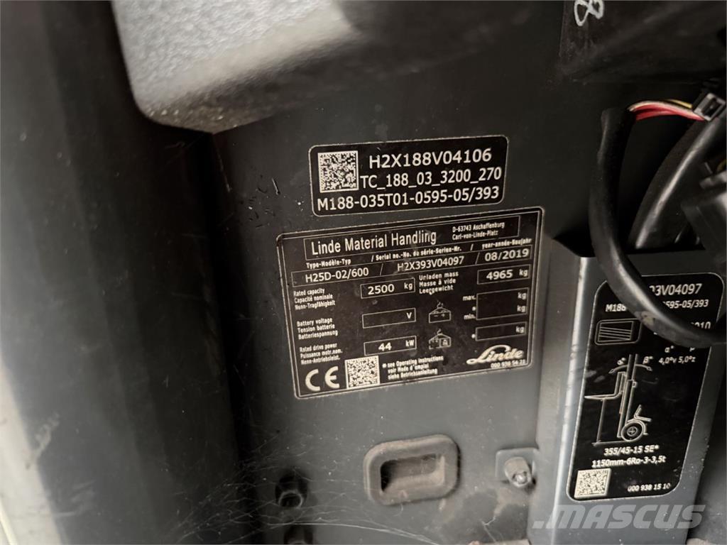 Linde H25D-02/600 Chariots diesel