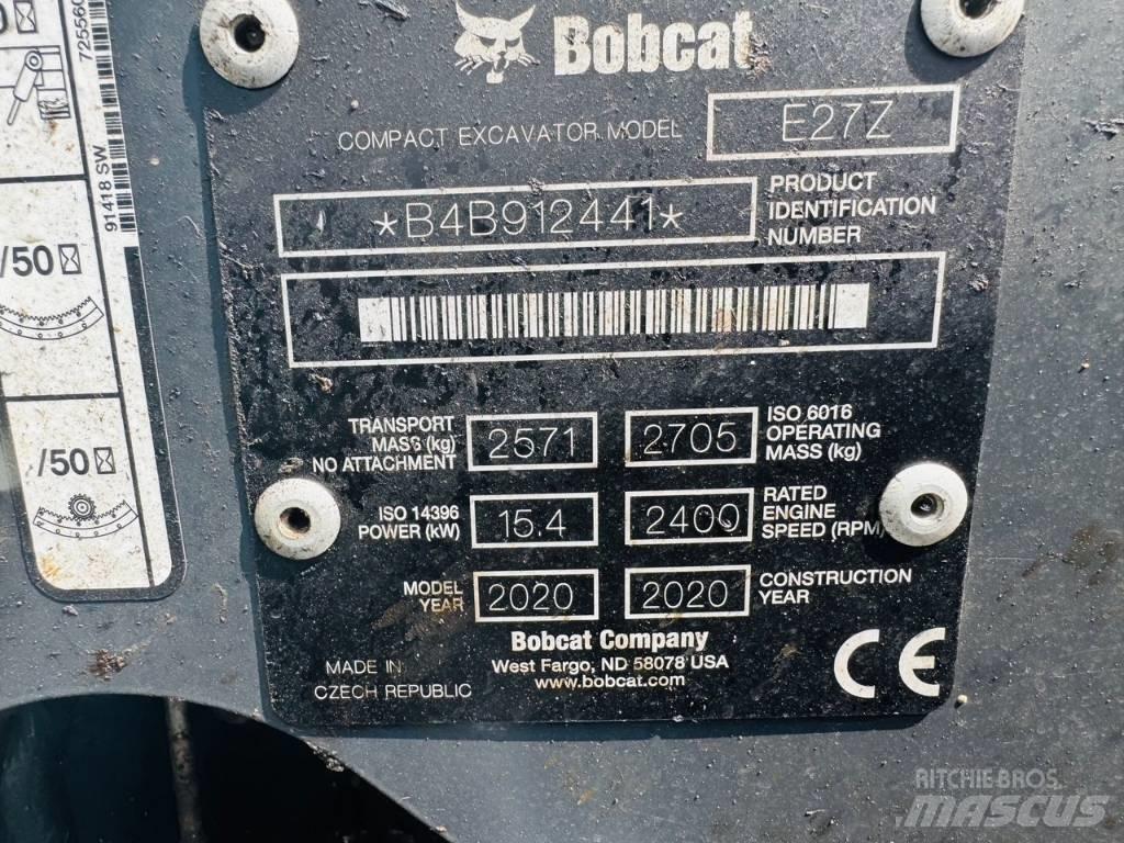 Bobcat E27z Mini pelle < 7t