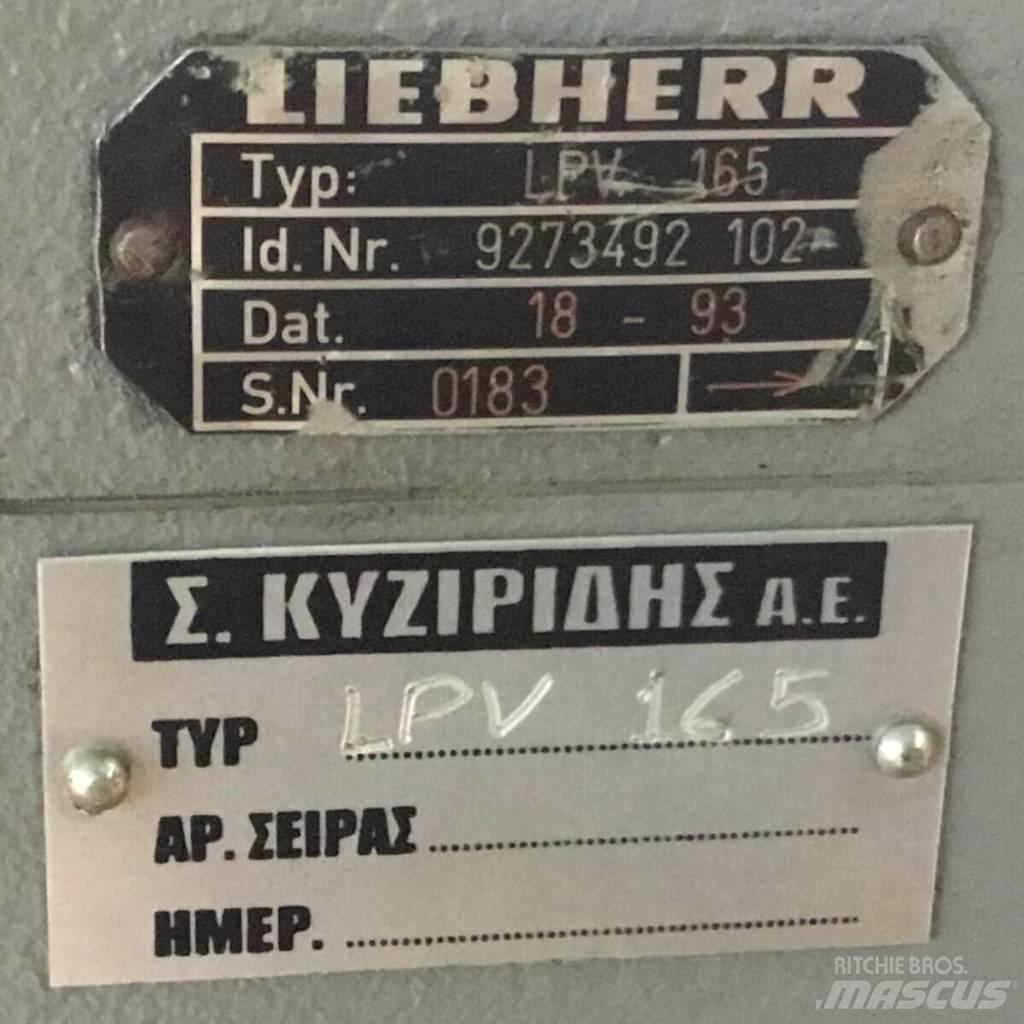 Liebherr LPV 165 Hydraulique