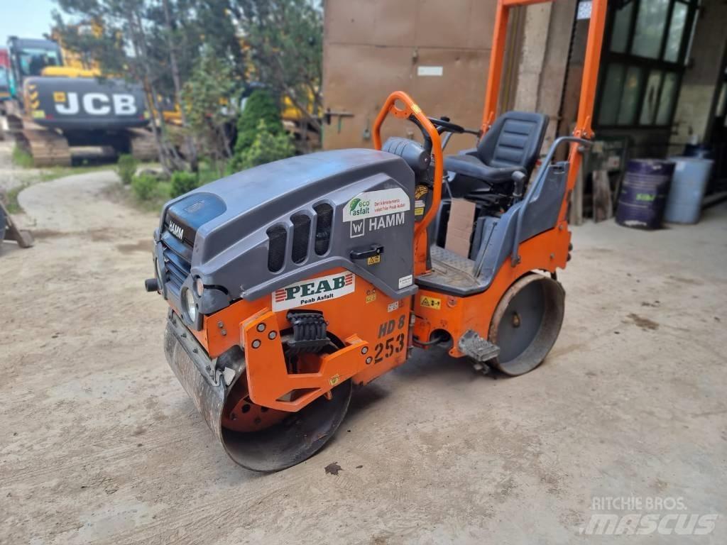 Hamm HD 8 VV Rouleaux tandem