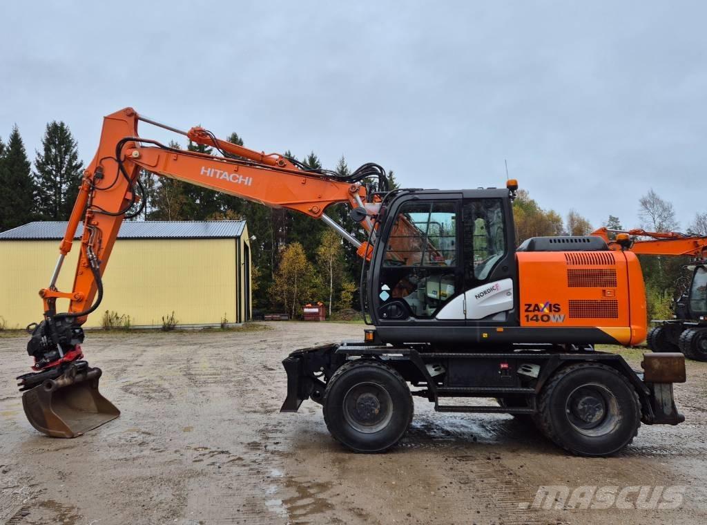 Hitachi ZX 140 W T-5 Pelle sur pneus