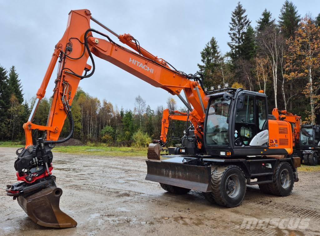 Hitachi ZX 140 W T-5 Pelle sur pneus