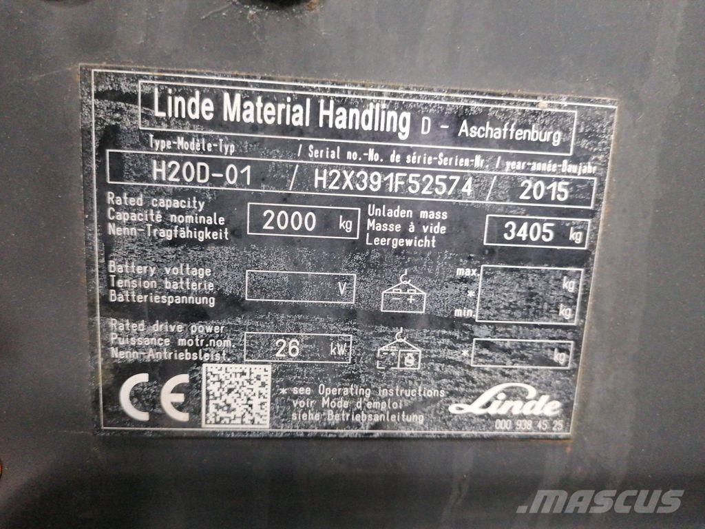 Linde H20D-01 Chariots diesel