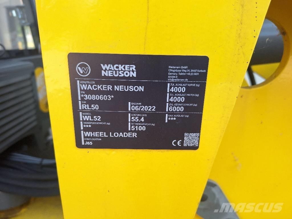 Wacker Neuson WL 52 Chargeuse sur pneus