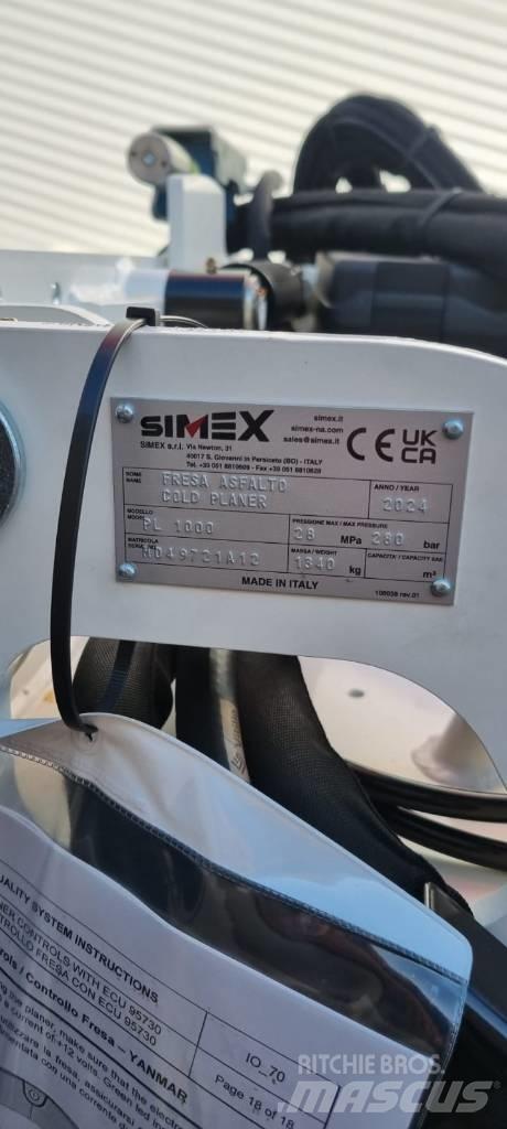 Simex PL1000 Accessoires pour matériels travaux routiers