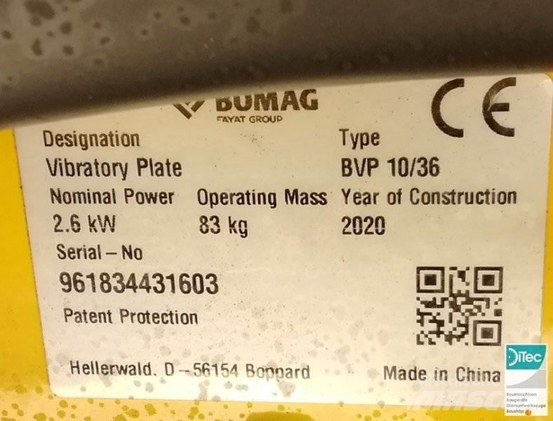 Bomag BVP 10/36 Plaque vibrante