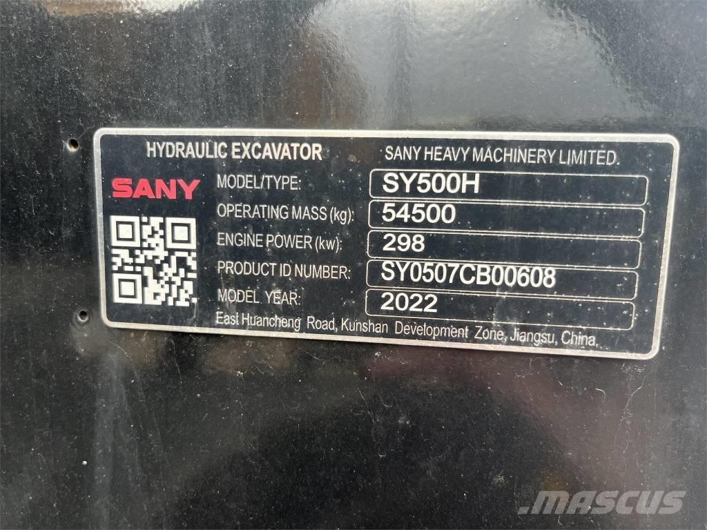 Sany SY 500 H Pelle sur chenilles