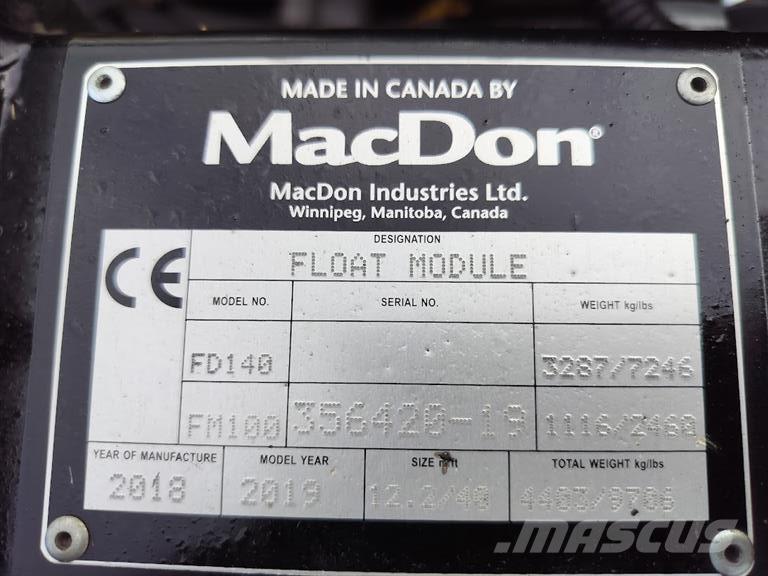 MacDon FD 140 Accessoires moissonneuse batteuse