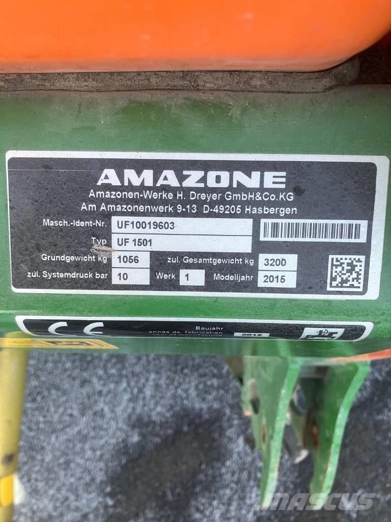 Amazone UF 1501 Pulvérisateurs portés
