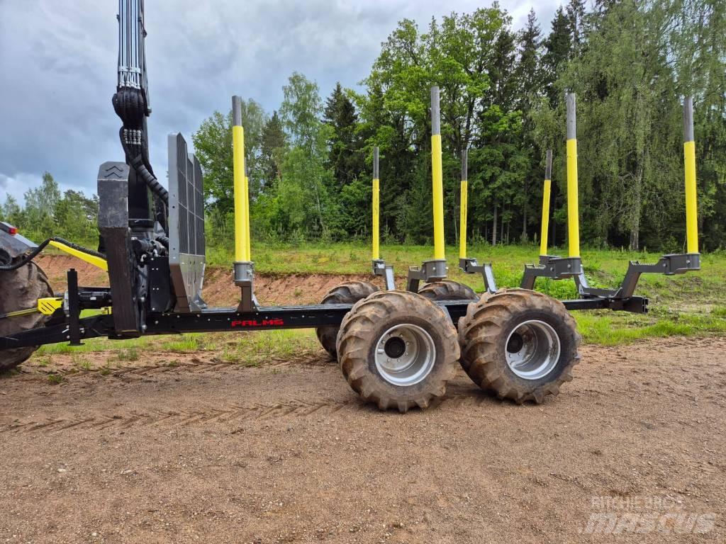 Palms 15UAWD Remorque forestière avec grue