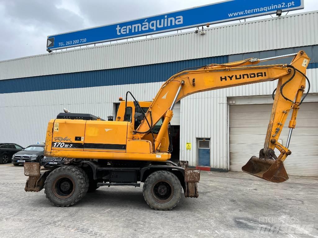 Hyundai R 170W-7 Pelle sur pneus