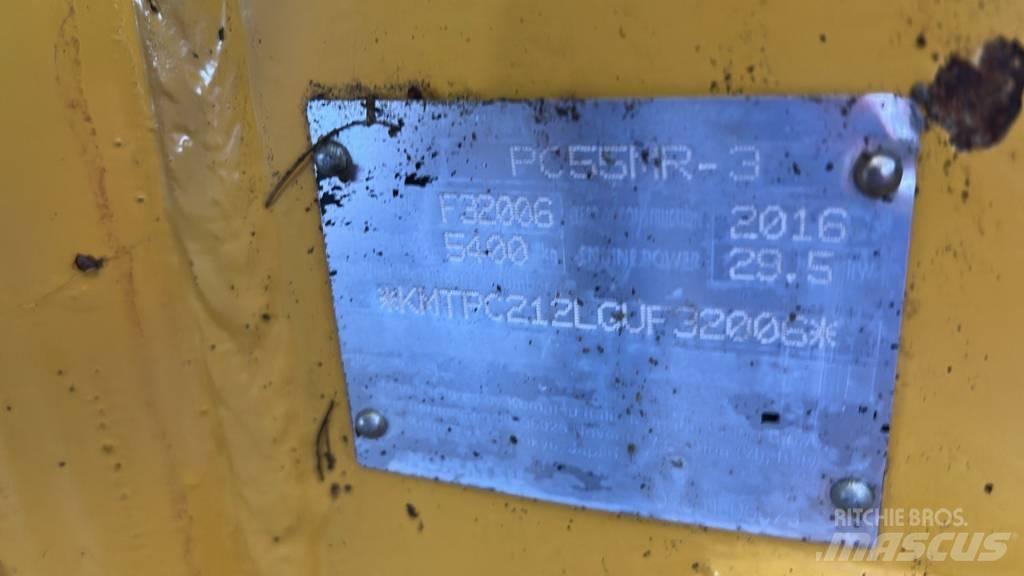 Komatsu PC 55 MR-3 Mini pelle < 7t
