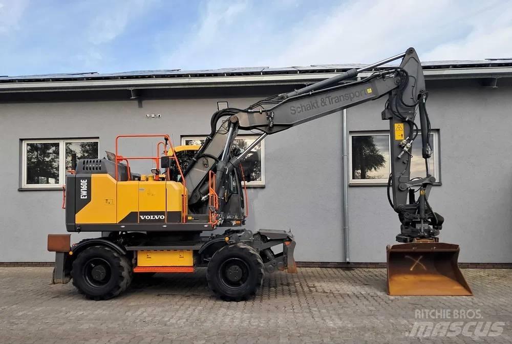 Volvo EW 160 E Pelle sur pneus
