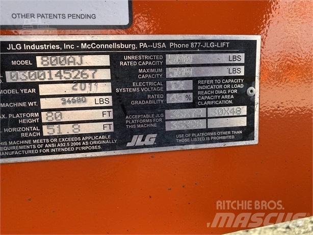JLG 800 AJ Nacelles articulées