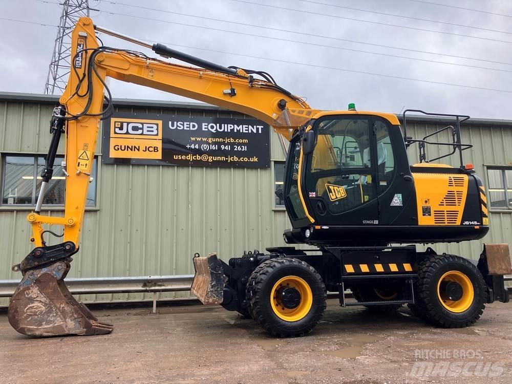 JCB JS145W Pelle sur pneus