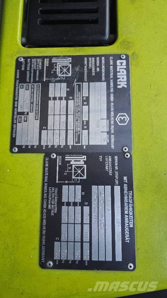 Clark TM 12 SN Chariots élévateurs électriques