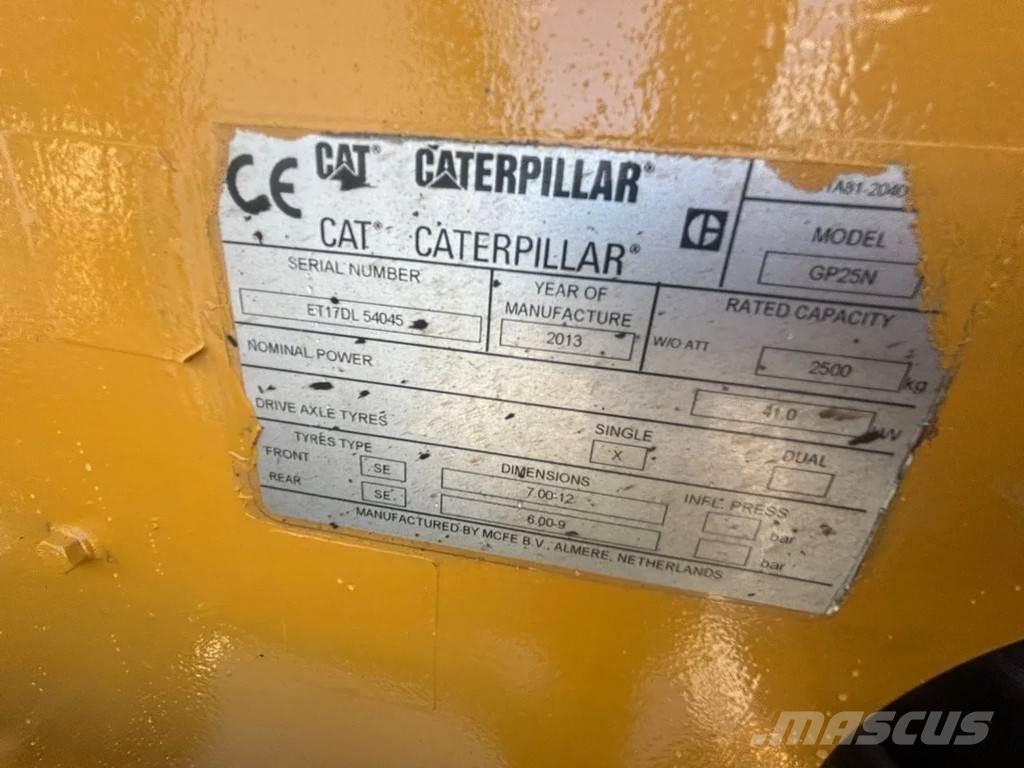 CAT GP25N Heftruck Chariots GPL