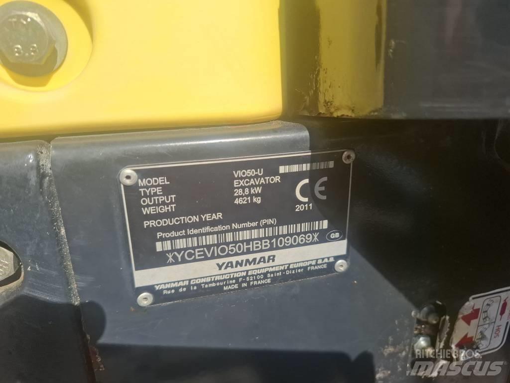 Yanmar Vio 50 U Mini pelle < 7t