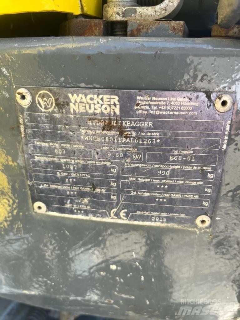 Wacker Neuson 803 RD Mini pelle < 7t