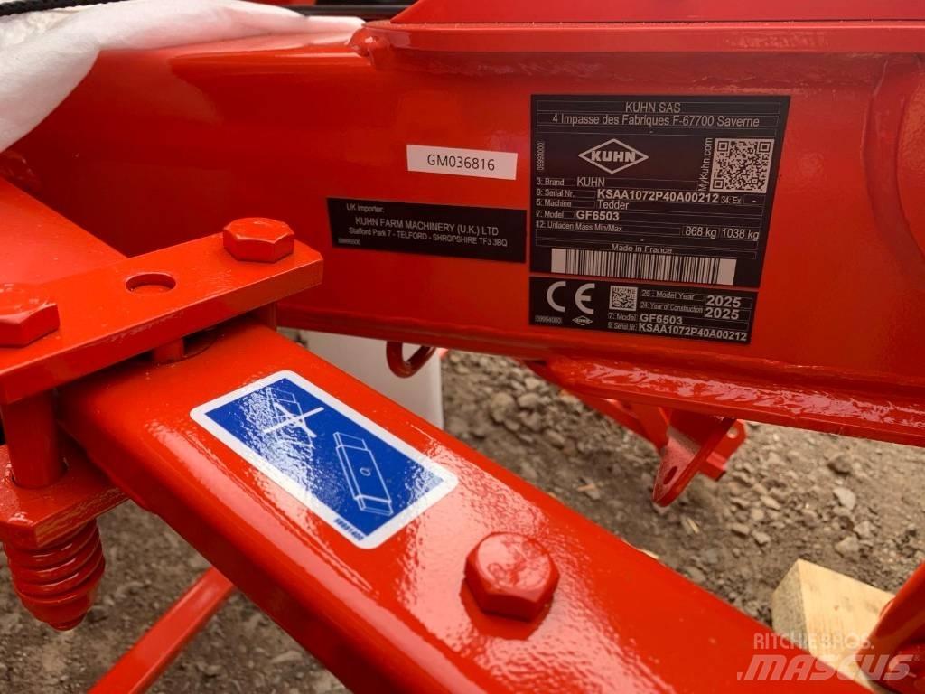 Kuhn GF6503 TEDDER Rateau faneur