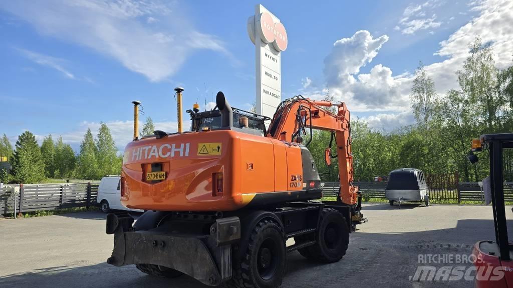 Hitachi ZX 170 W-5 Pelle sur pneus
