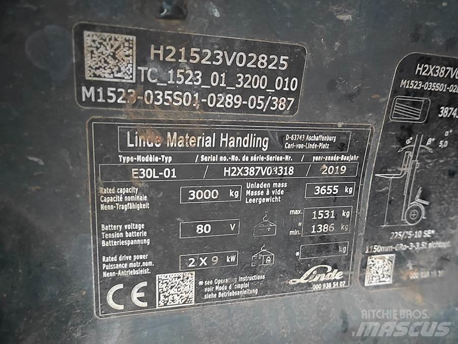 Linde E30L-01 Chariots élévateurs électriques