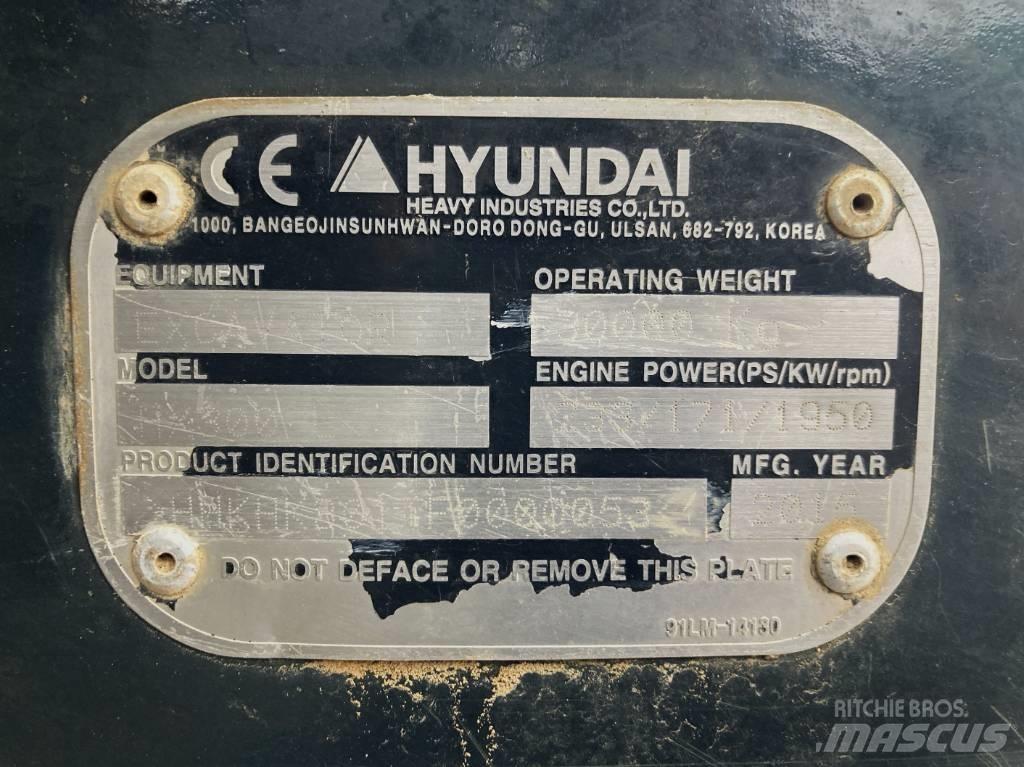 Hyundai HX 300 L Pelle sur chenilles