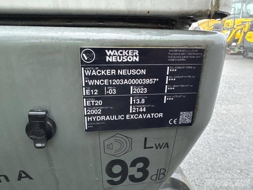 Wacker Neuson ET20 Pelle sur chenilles