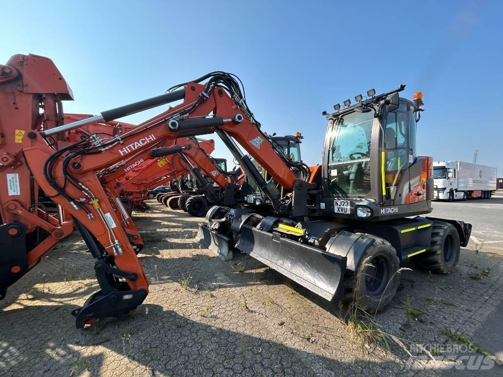 Hitachi ZX95W-7 Pelle sur pneus