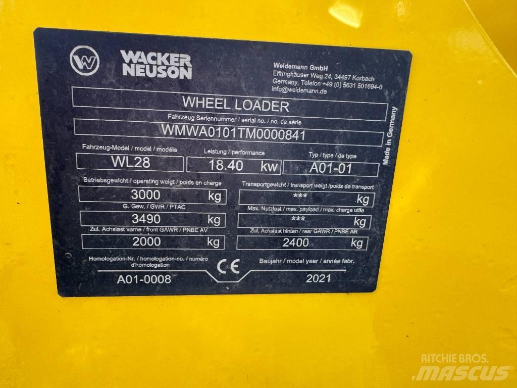 Wacker Neuson WL28 Chargeuse sur pneus