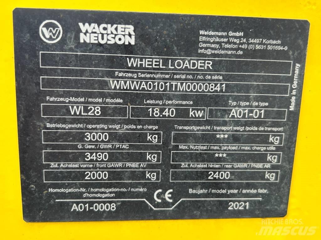 Wacker Neuson WL28 Chargeuse sur pneus