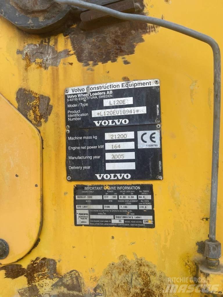 Volvo L 120 E Chargeuse sur pneus