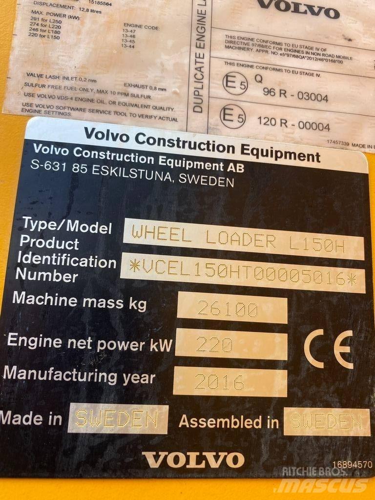 Volvo L 150 H Chargeuse sur pneus