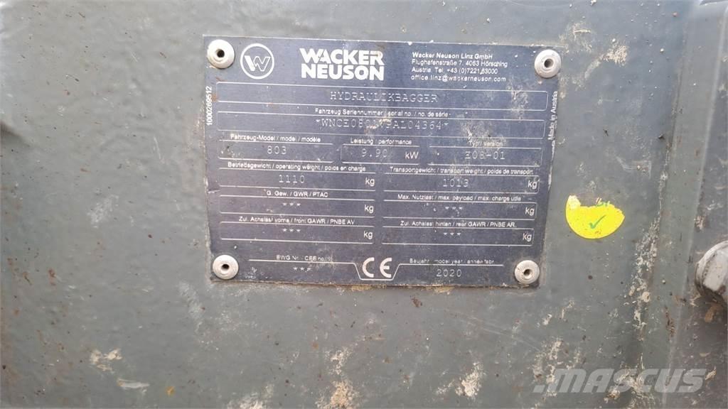 Wacker Neuson 803 Pelle sur chenilles
