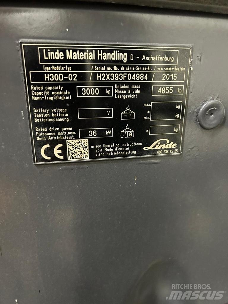Linde H30D-02 EVO Chariots diesel