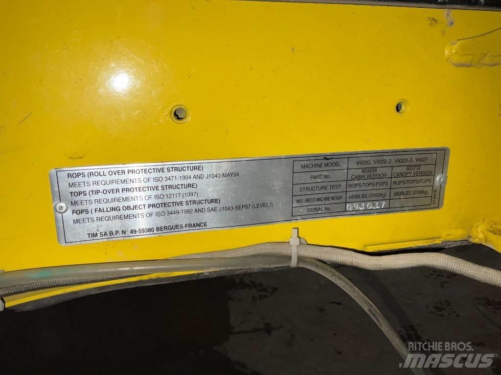 Yanmar Vio 20 / vio 25 Cabine