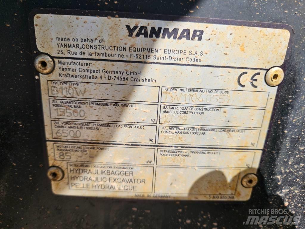 Yanmar B 110 W Tractopelle