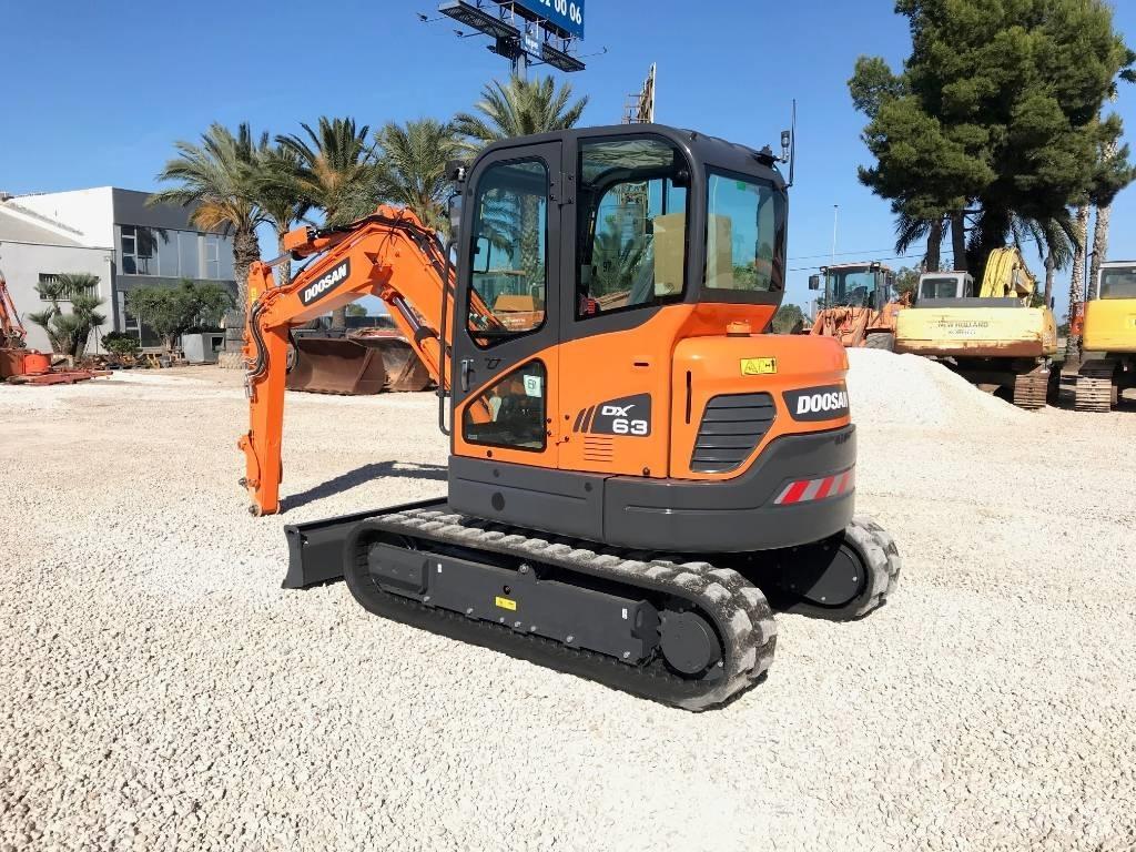 Doosan DX 63-3 Mini pelle < 7t
