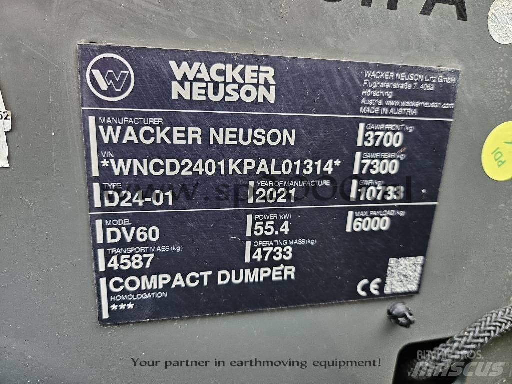 Wacker Neuson DV 60 Mini tombereau