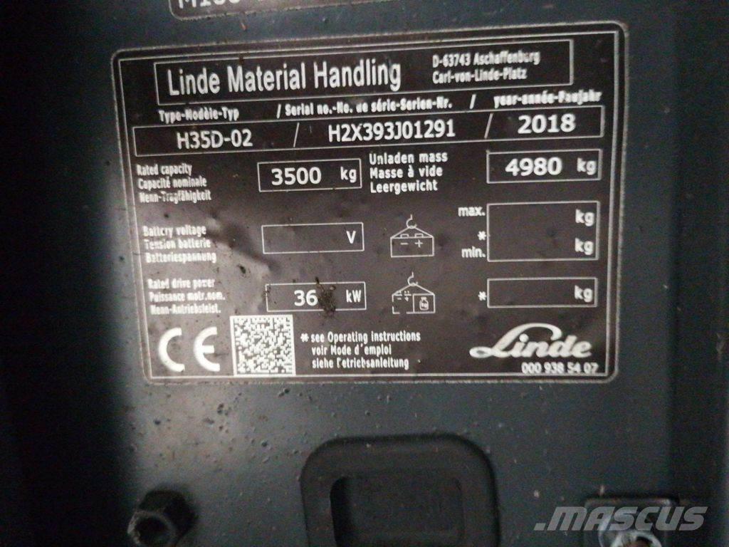 Linde H35D-02 Chariots diesel