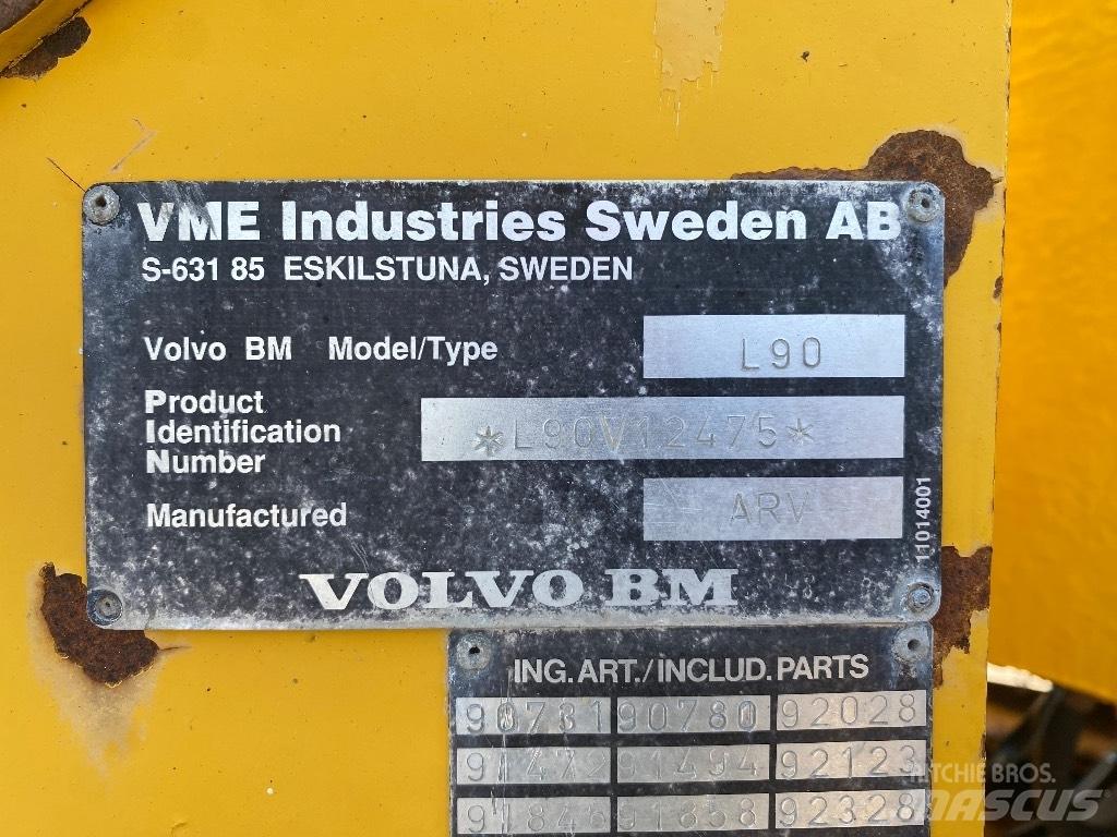 Volvo BM L 90 Chargeuse sur pneus