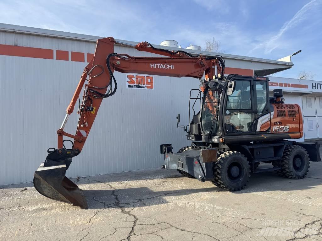 Hitachi ZX 150 W-7 Pelle sur pneus