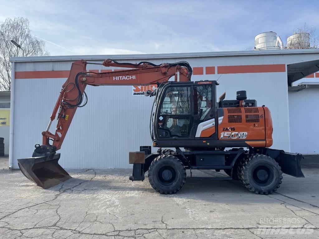 Hitachi ZX 150 W-7 Pelle sur pneus
