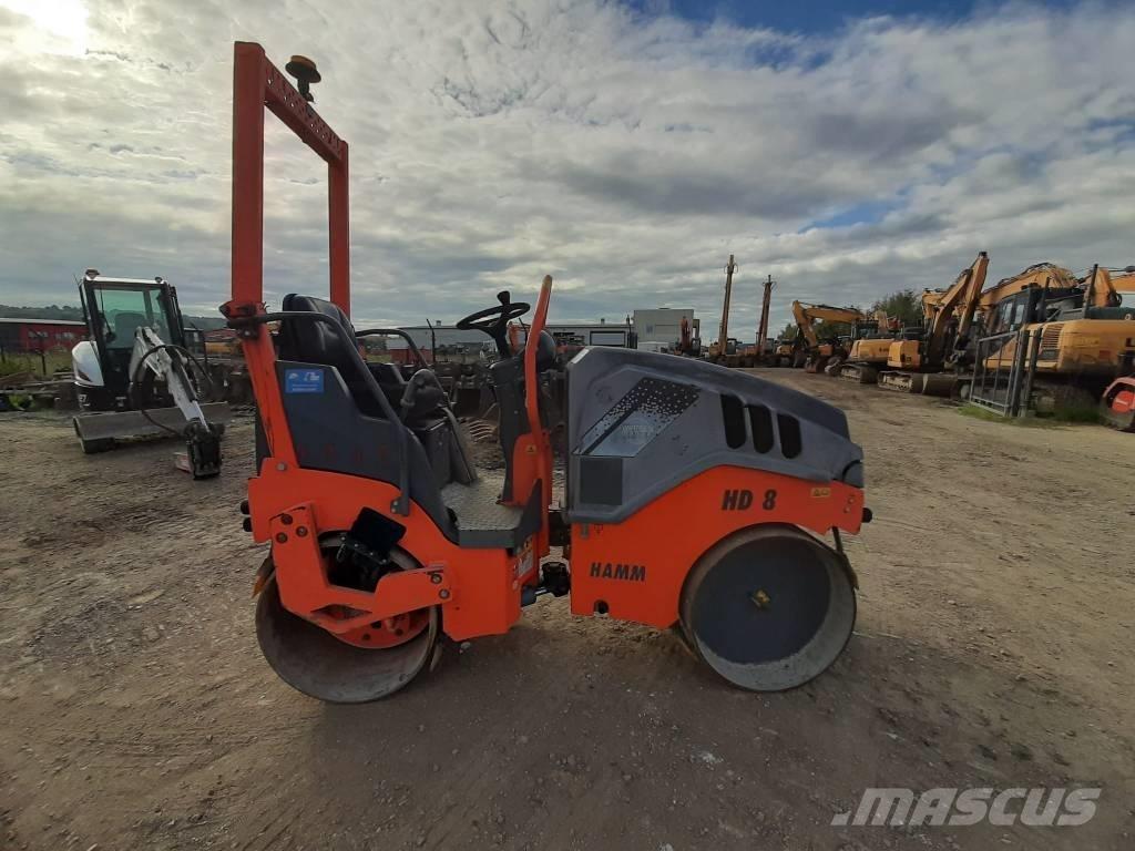 Hamm HD 8 VV Rouleaux tandem