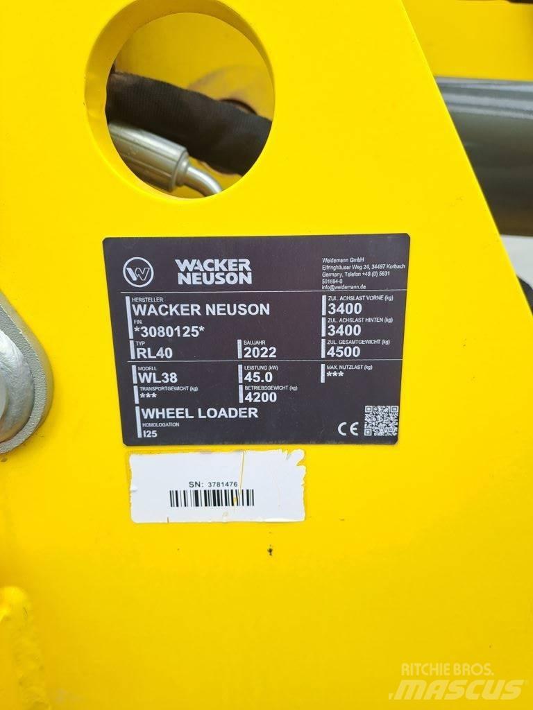 Wacker Neuson WL38 Chargeuse sur pneus