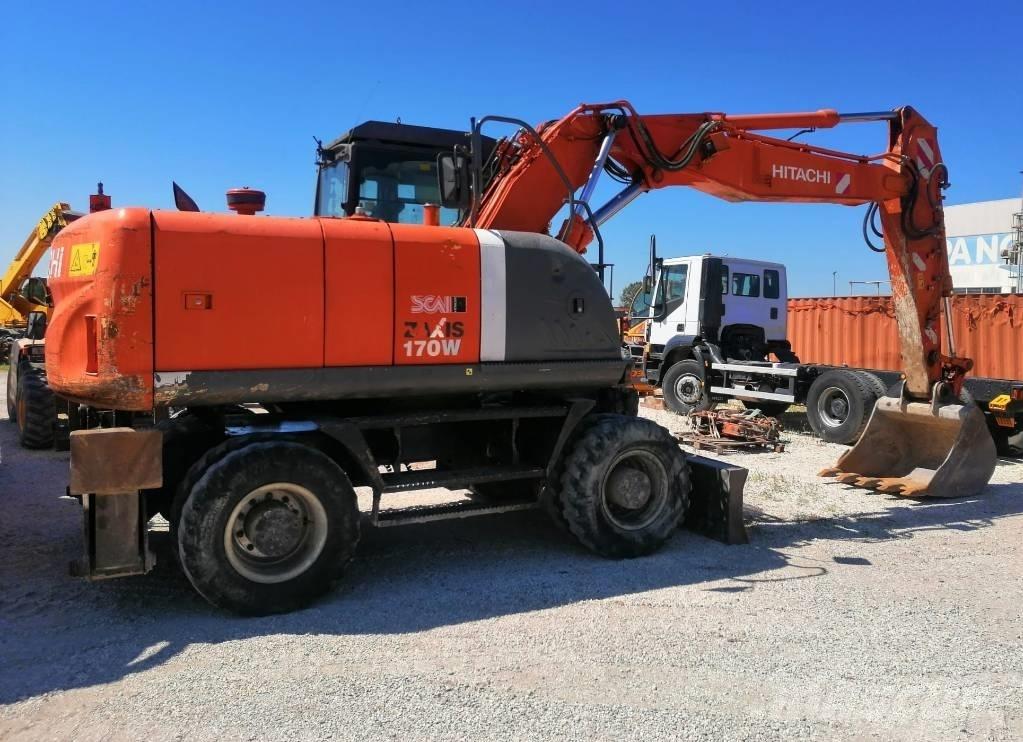 Hitachi ZX 170 W-3 Pelle sur pneus