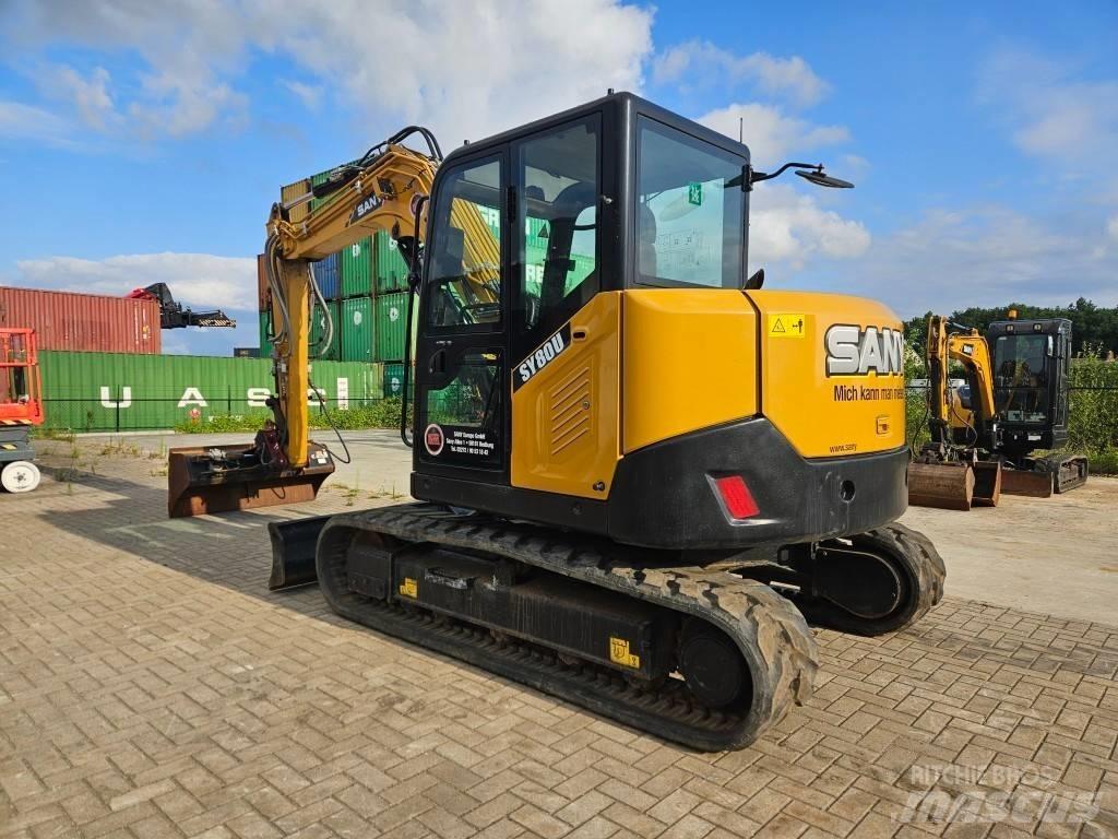 Sany SY 80 U Mini pelle 7t-12t