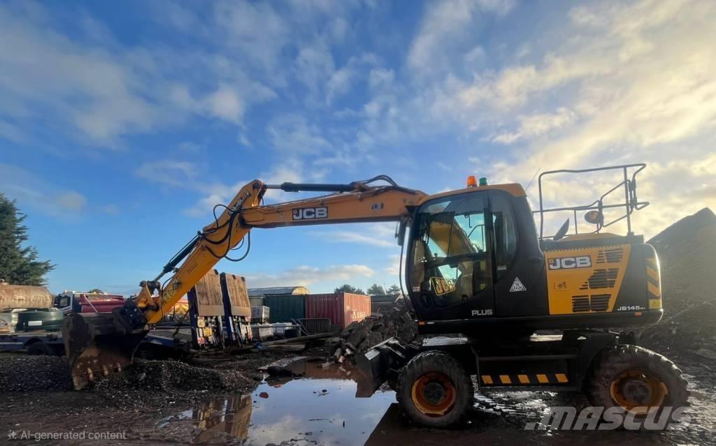 JCB JS 145 W Pelle sur pneus