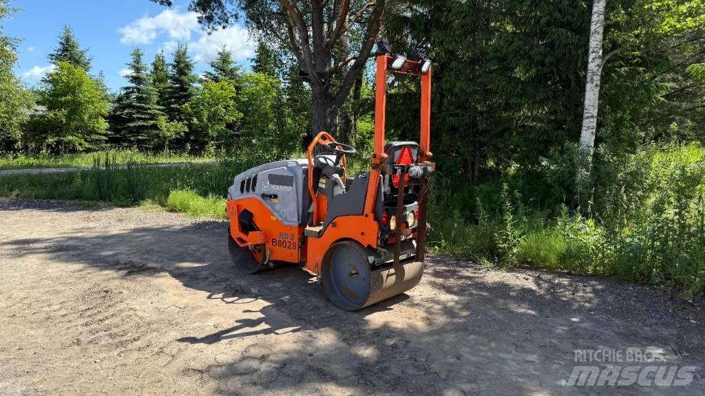 Hamm HD 8 VV Rouleaux tandem